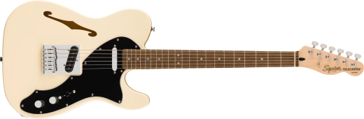 Squier - Série Affinity Telecaster Thinline, touche en laurier - Blanc olympique