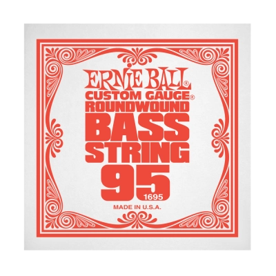 Corde simple pour basse électrique Ernie Ball .095 nickelée