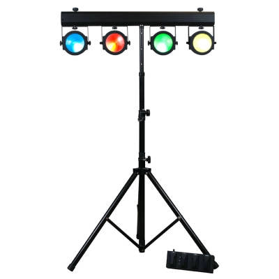 Projecteur LED tricolore 4 en 1 de type PAR (1 x 30 W) pour DJ américain