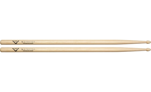 Baguettes de batterie Vater - 7A Stretch Hickory Wood Tip