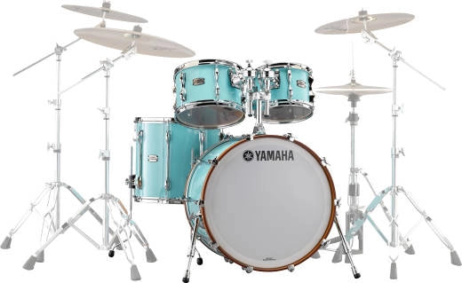 Yamaha - Recording Custom 4-Piece Shell Pack (20,10,12,14) - Surf Green