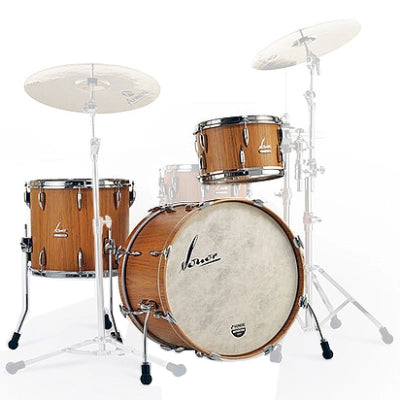 Sonor - Vintage Series 3-Piece Shell Pack (22,13,16) No Bass Drum Mount - Teak Semi-Gloss