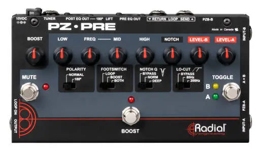 Radial - Préampli acoustique Tonebone PZ-Pre