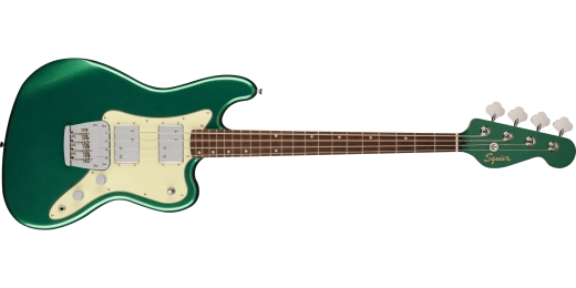 Squier - Paranormal Rascal Bass HH, touche en laurier - Vert Sherwood