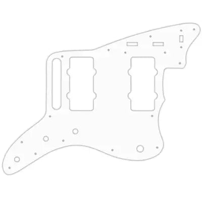 WD Music - Plaque de protection personnalisée pour Fender Classic Player Jazzmaster Special - Blanche