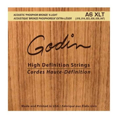 Guitares Godin - Cordes acoustiques A6 XLT HD (10-47)