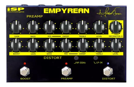 ISP Technologies - Michael Sweet Empyrean Preamp Pedal
