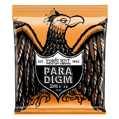 Cordes pour guitare électrique Ernie Ball - Paradigm - Hybrid Slinky 9-46