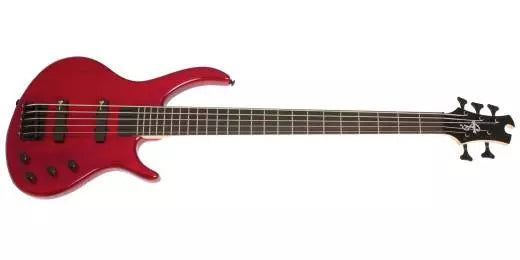 Epiphone - Toby Deluxe V Bass - Rouge translucide