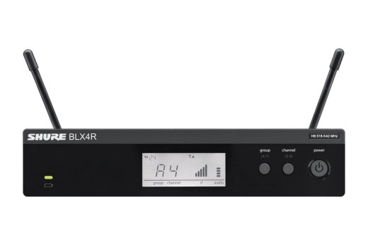 Shure - BLX4R Wireless Rackmount Receiver (J11: 596-616 MHz)