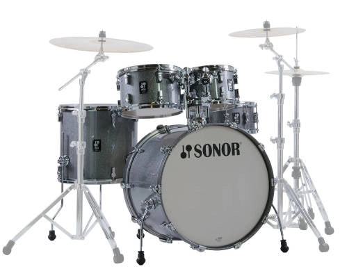 Sonor - AQ2 Stage Kit de 5 fûts (22, 10, 12, 16, SD) - Quartz titane