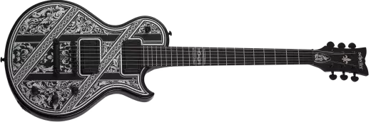 Schecter - Solo-II Przym Palladium Electric Guitar - Gloss Black