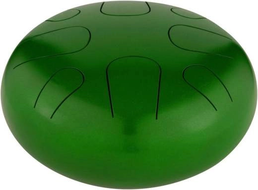 Pearl - Metal Spirit Series Tongue Drum - 8-Note A Minor Scale / Green Burst
