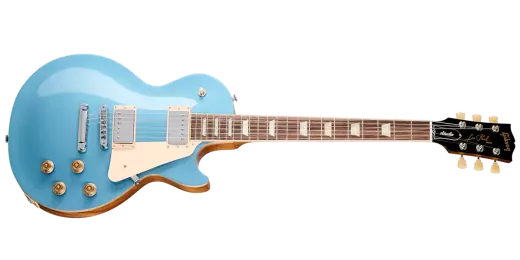Gibson - Les Paul Studio Electric Guitar with Softshell Case - Metallic Pelham Blue