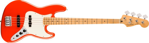 Fender - Player II Jazz Bass, touche en érable - Rouge corail