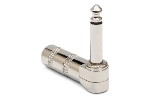 Hosa - Right-Angle 1/4 inch to 1/4 inch TS Connector