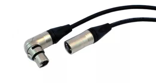 Yorkville Sound - Standard Series Microphone Cable - 90 degree female - 25 foot