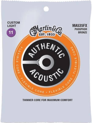Martin - Cordes Authentic Acoustic Flexible Core - 11-52 Custom Light