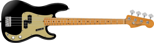 Fender - Basse de précision Vintera II 50s, touche en érable - Noire avec housse