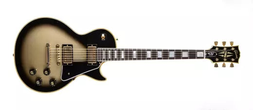 Gibson Custom Shop - Guitare électrique Les Paul Custom Ultra Light Aged de 1968 avec étui rigide - Silver Burst