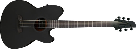 Ibanez - Guitare électro-acoustique à double pan coupé Talman TCY621 - Black Out