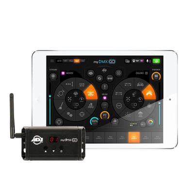 American DJ - Système de contrôle d'éclairage myDMX GO pour iPad/Android/Amazon Fire