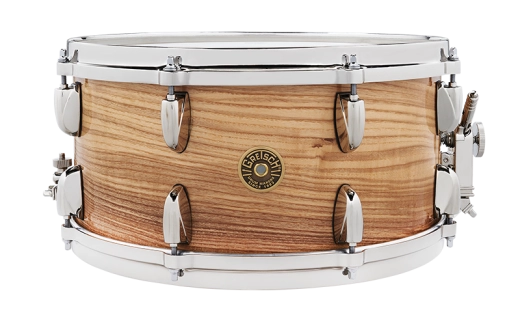 Gretsch Drums - 140th Anniversary 7x14 Snare Drum with Bag - Natural Gloss Lacquer