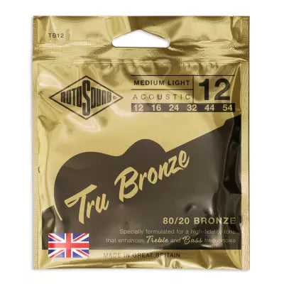 Rotosound - Tru Bronze 80/20 Acoustique 12-54