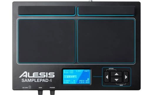 Alesis - SamplePad 4 - Instrument de percussion à 4 pads et déclencheur d'échantillons