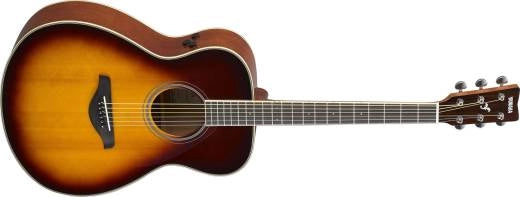 Yamaha - Guitare transacoustique FS avec table en épicéa massif - Brown Sunburst