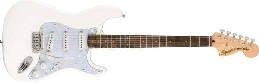 Squier - Stratocaster FSR Affinity Series, touche en laurier, pickguard blanc nacré - Blanc arctique