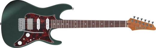 Ibanez - Guitare électrique 6 cordes AZ Prestige avec étui rigide - Vert lierre métallisé mat