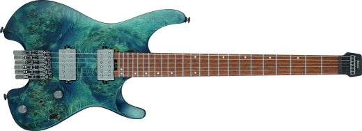 Ibanez - Guitare électrique sans tête 6 cordes Q Standard avec housse - Bleu cosmique brillant