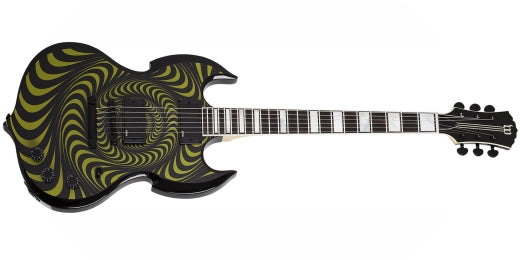Schecter - Guitare électrique Wylde Barbarian - Grimmest Green Bullseye