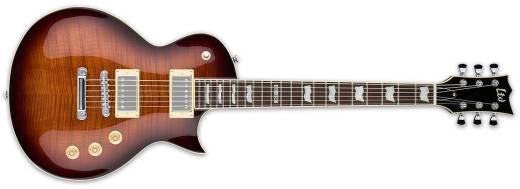 Guitares ESP - LTD EC-256FM - Sunburst brun foncé