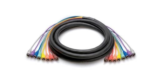 Hosa - Unbalanced Snake Cable, RCA to RCA, 2m
