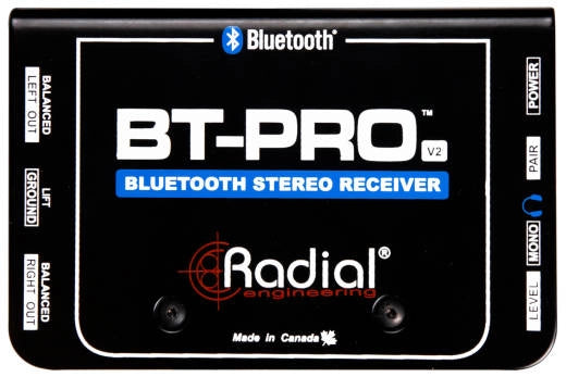 Radial - BT-Pro V2 Boîtier de direct Bluetooth stéréo