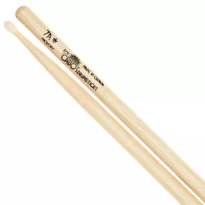 Los Cabos Drumsticks - White Hickory Nylon-Tipped 7A Drumstick