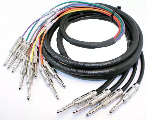 Yorkville Sound - Câble multipaire 4 canaux TRS vers 8 prises jack 6,35 mm