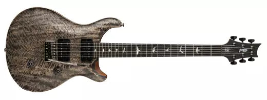 PRS Guitars - Guitare électrique satinée Custom 24 pouces 40e anniversaire avec étui rigide - Anthracite