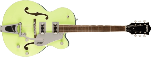 Guitares Gretsch - Guitare électro-acoustique classique à corps creux simple G5420T avec Bigsby et touche en laurier - Vert anniversaire bicolore