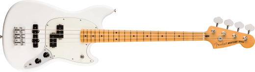 Fender - Player II Mustang Bass PJ, touche en érable - Blanc polaire