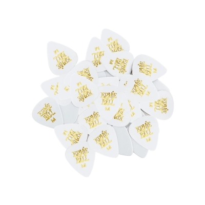 Ernie Ball - Médiators blancs moyens - Paquet de 144