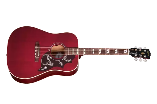 Gibson - Hummingbird Special Acoustic/Electric Guitar with Softshell Case - Satin Wine Red