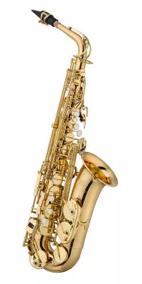 Jupiter - JAS1100Q Saxophone alto en mi bémol, fa dièse, laqué or avec étui