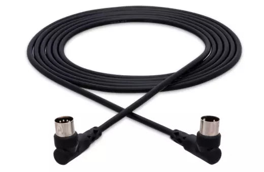 Hosa - Right Angle, MIDI Cable - 10 foot