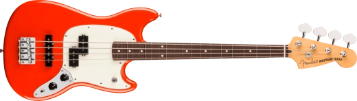 Fender - Player II Mustang Bass PJ, touche en palissandre - Rouge corail