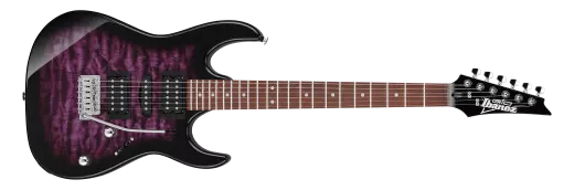 Ibanez - Gio GRX70QA Electric Guitar - Transparent Violet Sunburst