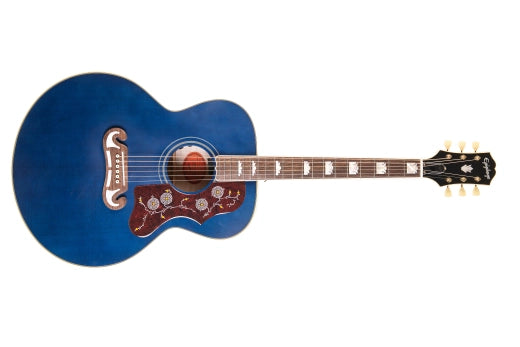 Epiphone - Limited Edition Inspired by Gibson J-200 Acoustic/Electric Guitar - Viper Blue