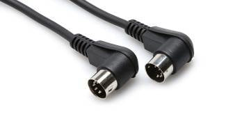 Hosa - Right Angle MIDI Cable - 3 foot